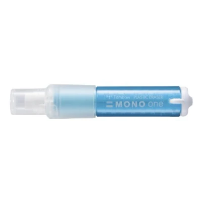 Afbeelding van Tombow, Mono One Eraser, Refillable Transparent Blue