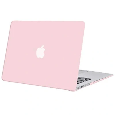 Afbeelding van TECOOL Hoes Compatibel met oude MacBook Air 13 2010 2017 Release, Model A1466 1369, Plastic Slanke Beschermende Harde Case, Mat Oppervlak, Roze