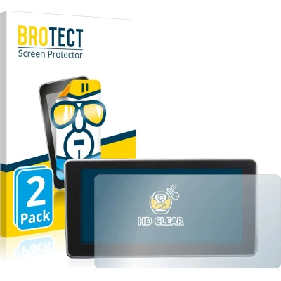 Afbeelding van BROTECT Screenprotector voor Audi A4 B9 2016 Folie Beschermfolie transparant (2 Stuks)