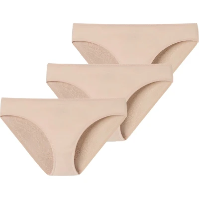 Afbeelding van Schiesser 3ER PACK Invisible Slip, Dames, Maat: 34, Sand