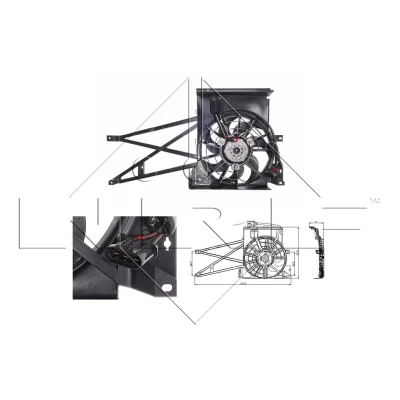 Afbeelding van Koelventilatorwiel NRF 47013