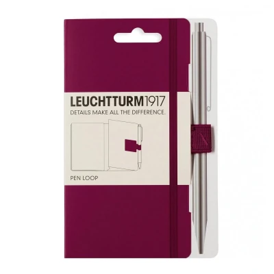 Afbeelding van Leuchtturm Penhouder Pen Loop Port Red