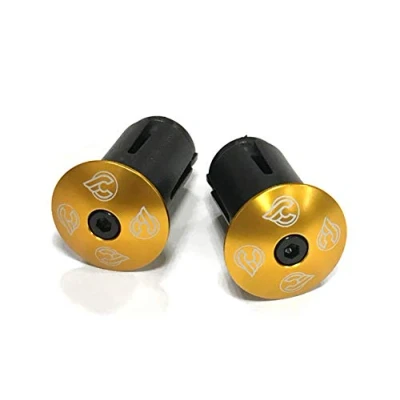 Afbeelding van Cinelli Unisex Bar End Expander Plugs, Goud, Universeel