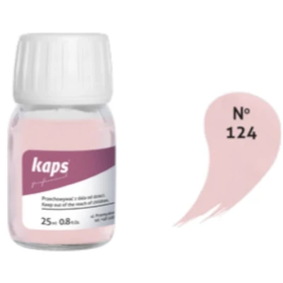 Afbeelding van Kaps super color leer &amp; kunstleer verf inc.cleaner (124) Roze 25ml