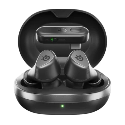 Afbeelding van SteelSeries Arctis GameBuds™ voor Xbox Draadloze gamingoordopjes 2,4 GHz + BT5.3 ANC/Transparency modus IP55 waterbestendigheid 40 uur accuduur Draadloos opladen Xbox,PS5,pc,mobiel Zwart