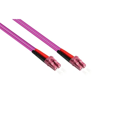 Afbeelding van Good Connections OM4 LWL kabel DUPLEX stekker LC naar Multimode 50/125 Lichtgolfgeleider, glasvezelkabel, patchkabel vezel voor 1 10 40 en 100 Gigabit/s Ethernet m