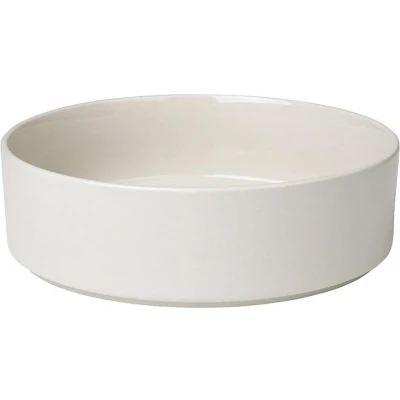 Afbeelding van Blomus Saladeschaal Pilare Moonbeam ø 27 cm