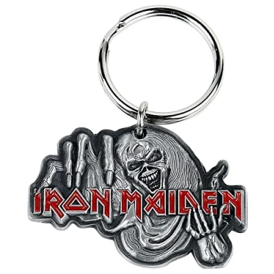 Afbeelding van Iron Maiden The Number Of Beast Sleutelhanger Zilverkleurig
