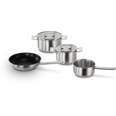 Afbeelding van Bosch Hez9Se040 Pannenset 4 Delig Glas/Rvs