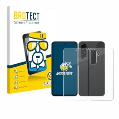 Afbeelding van BROTECT Screenprotector voor Samsung Galaxy A36 (Voor+Achter) Folie Beschermfolie Beschermglas transparant