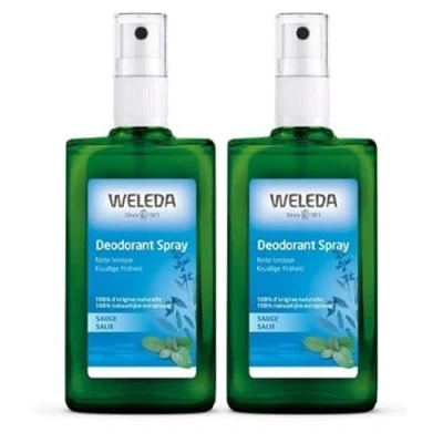 Afbeelding van Weleda Salie Deodorant Spray Set van 2 x 100 ml