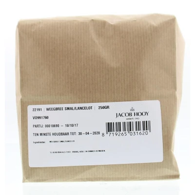 Afbeelding van Jacob Hooy Weegbree Smal 250gr