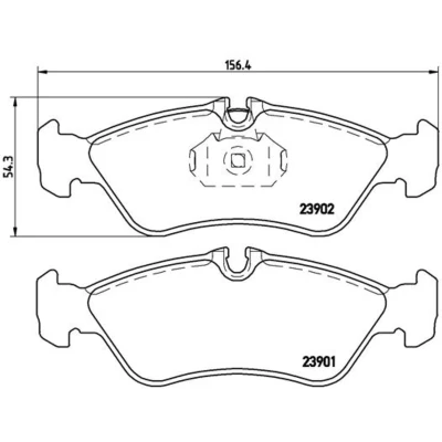 Afbeelding van Brembo Remblokset P 50 082