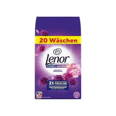 Afbeelding van Lenor Color Amethyst Waspoeder 20 Wasbeurten