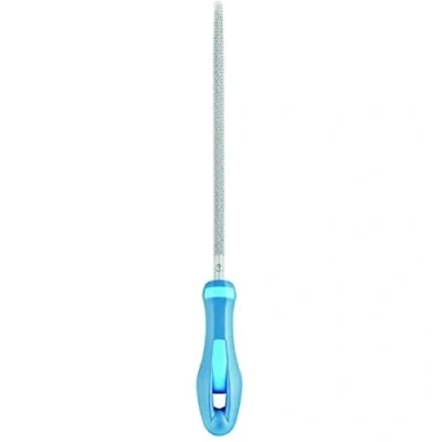 Afbeelding van PFERD Ronde houten rasp, 250 mm, ronde, spits toelopende vijl, rondom rasphief H2, incl. ergonomische vijlheft, 11234257 speciaal geschikt voor universeel voorbewerken en afwerken