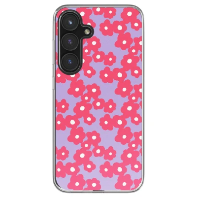 Afbeelding van imoshion hoesje Geschikt voor Samsung Galaxy S24 FE Design Dusty Rose Blossoms