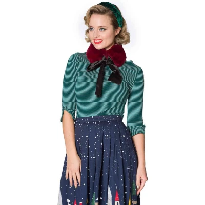 Afbeelding van Dancing Days NATASHA Sjaal Bordeaux rood