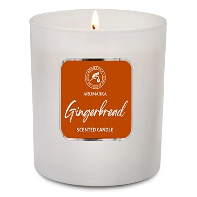 Afbeelding van peperkoek geurkaars Aroma kaars Aromatherapie Sojawas huis geurkaarsen in potje Moederdag idee verjaardag