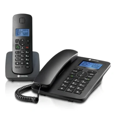 Afbeelding van Motorola C4201 Combo Vaste Telefoon + Dect (zwart)