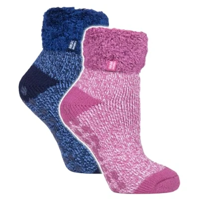 Afbeelding van HEAT HOLDERS 2 Pack Dames Bed Sokken Cosy Lounge Warme Winter Fleece Slaap Sokken, HHL15/HHL16, 37 42 EU