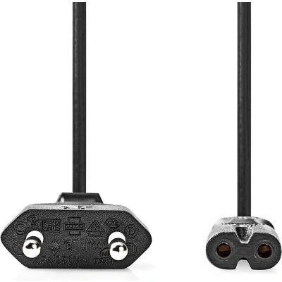 Afbeelding van C7 kabel Nedis 2 meter (Spiraal)