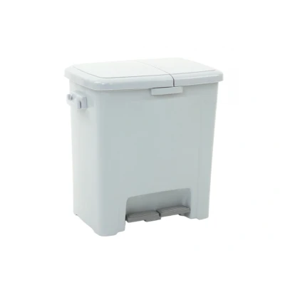 Afbeelding van Divided Dustbin pedaalemmer met twee compartimenten