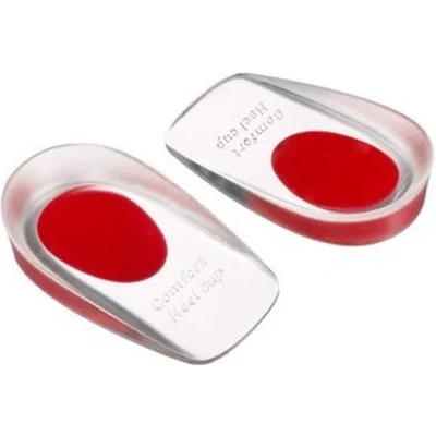 Afbeelding van Jumada&#039;s Hielspoor Zooltjes Gelzolen Hielbeschermers Soft Gel Inlegzool Dames 1 Paar Rood