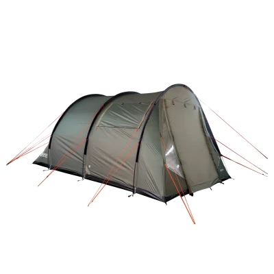 Afbeelding van ACAMP Colin 4 persoons tunneltent met stahoogte en dubbele slaapcabine totale ruimte 1220m2
