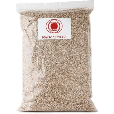 Afbeelding van R&amp;R SHOP Fijn geëxpandeerd vermiculiet, neutrale PH, ideaal voor kieming, groei van planten, paddenstoelen en terrariumdieren (12L)