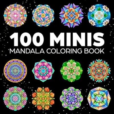 Afbeelding van 100 Mini Mandalas Jade Summer Kleurboek voor volwassenen