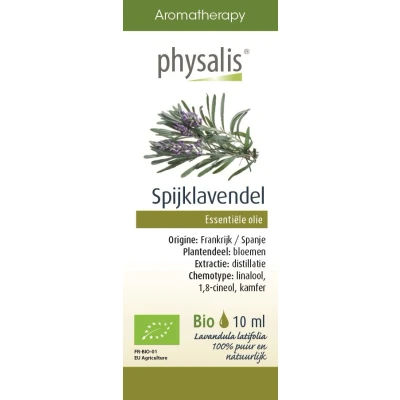 Afbeelding van Physalis Aromatherapy Spijklavendel 10ML
