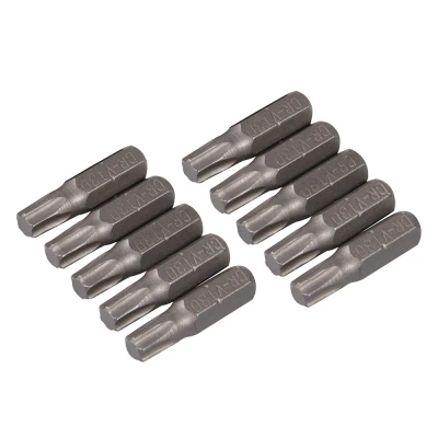 Afbeelding van Silverline T30 Cr V schroevendraaier bits, 10 pak