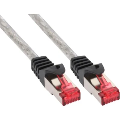 Afbeelding van InLine® Patchkabel, S STP/PiMF, Cat. 6, transparant, 30m