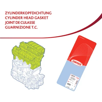 Afbeelding van Corteco Cilinderkop pakking 83403151