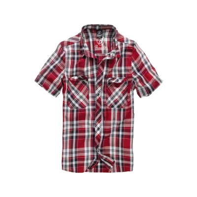 Afbeelding van Brandit Roadstar Overhemd, Heren, Maat: 4XL, Red