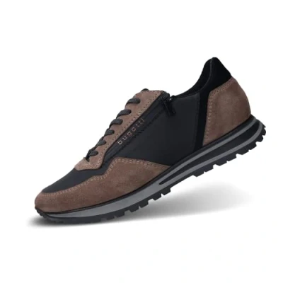 Afbeelding van bugatti heren philip veterschoenen, Taupe Black, 41 EU