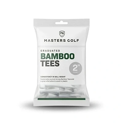 Afbeelding van Bamboo Graduated Golftees 51mm 20 stuks Wit