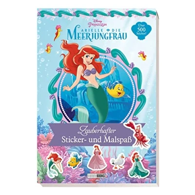 Afbeelding van Disney Prinzessin: Arielle die Meerjungfrau Zauberhafter Sticker und Malspaß: Malblock