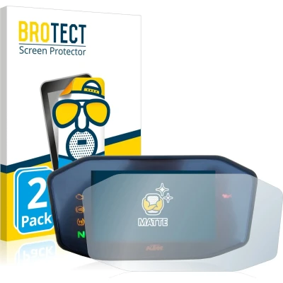 Afbeelding van BROTECT (2 Stuks) Antireflecterende Beschermfolie voor KTM 1290 Super Duke R Anti Glare Screen Protector, Mat, Ontspiegelend