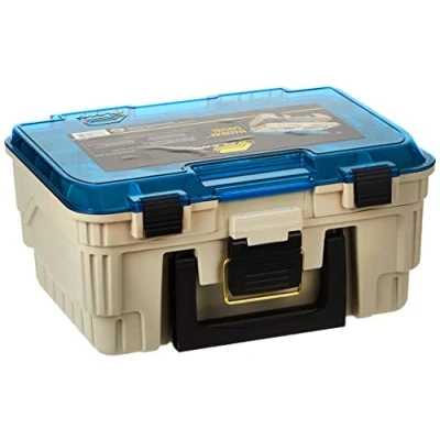 Afbeelding van Plano 1349 00 Twee Niveaus Magnum 3449 Tackle Box, Zandsteen/Blauw, One Size