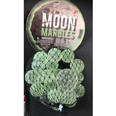 Afbeelding van Moon Marbles Glow in the dark knikkers 21 stuks