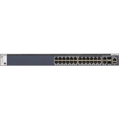 Afbeelding van Netgear GSM4328S 100NES stapelbare switch M4300 28G (24 poorten 1 GB, 2 10GBASE T en SFP+ poorten)