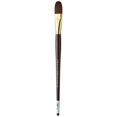 Afbeelding van Winsor &amp; Newton 5732022 Galeria acrylpenseel, uitstekende synthetisch penseel en ideaal voor acrylverf olieverftechnieken Fillbert lange Steel Nr. 22