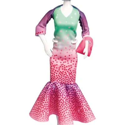 Afbeelding van Making Couture Outfit kit Billy Mint Dress YourDoll PN 0164639