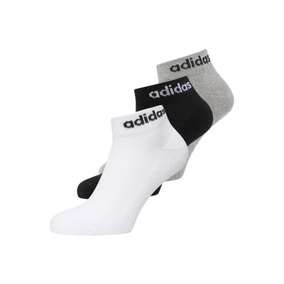 Afbeelding van adidas Lineaire enkelsokken, gevoerd, uniseks, voor volwassenen, 3 stuks