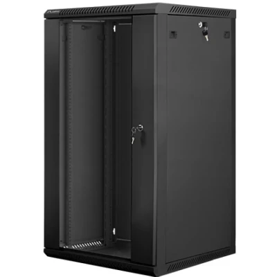 Afbeelding van Lanberg WF01 6622 10B rack 22U Wandrek Zwart