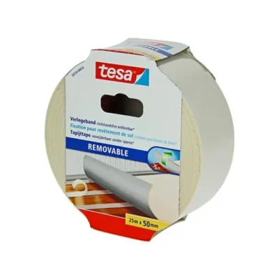 Afbeelding van tesa REMOVABLE 55735 00014 11 Bevestigingstape Transparant (l x b) 25 m 50 mm 1 stuk(s)