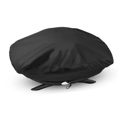 Afbeelding van Grillhoes, geschikt voor Weber Baby Q, Q200 q220 en Q2000 gasgrills, zwart.