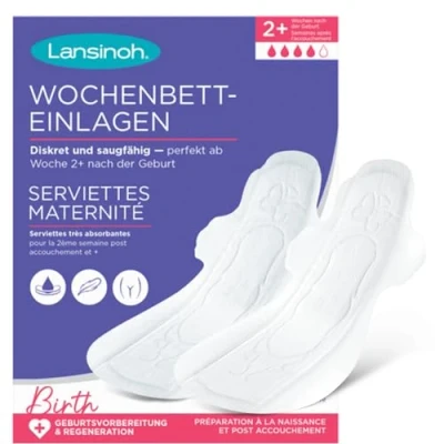 Afbeelding van Lansinoh 12 stuks 2+ weken Kraamverband 69630