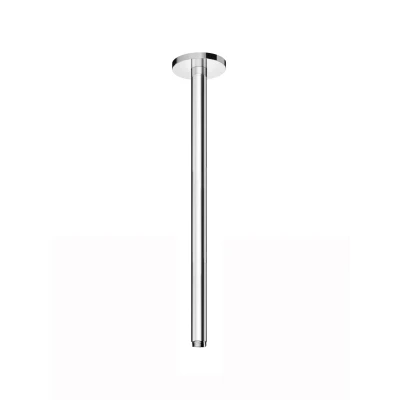 Afbeelding van HotBath Cobber plafondbuis rond 30 cm Geborsteld koper PVD